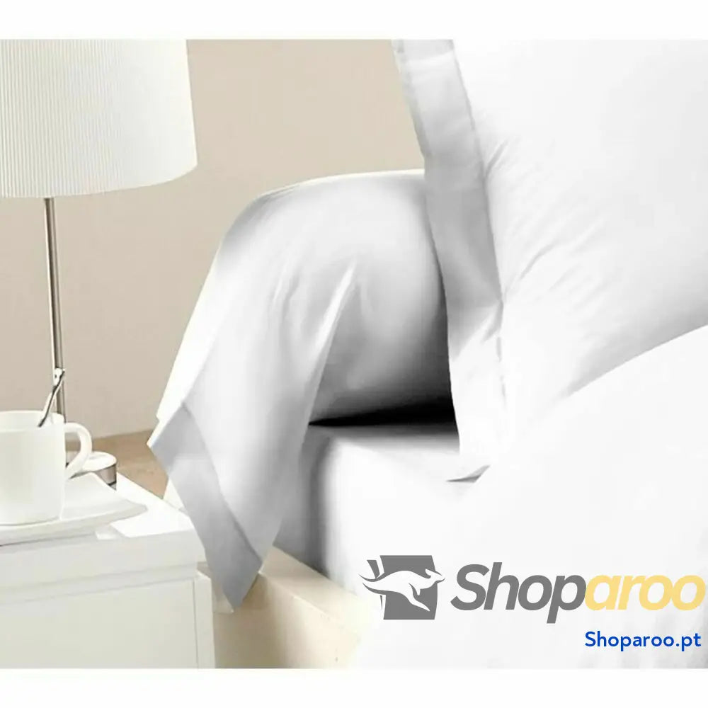 Capa de almofada Lovely Home Branco 85 x 185 cm (2 Unidades)