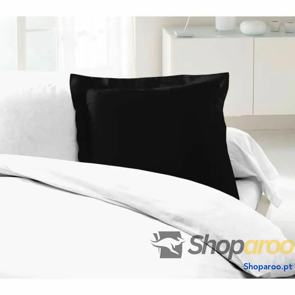 Capa de almofada Lovely Home Preto 63 x 63 cm