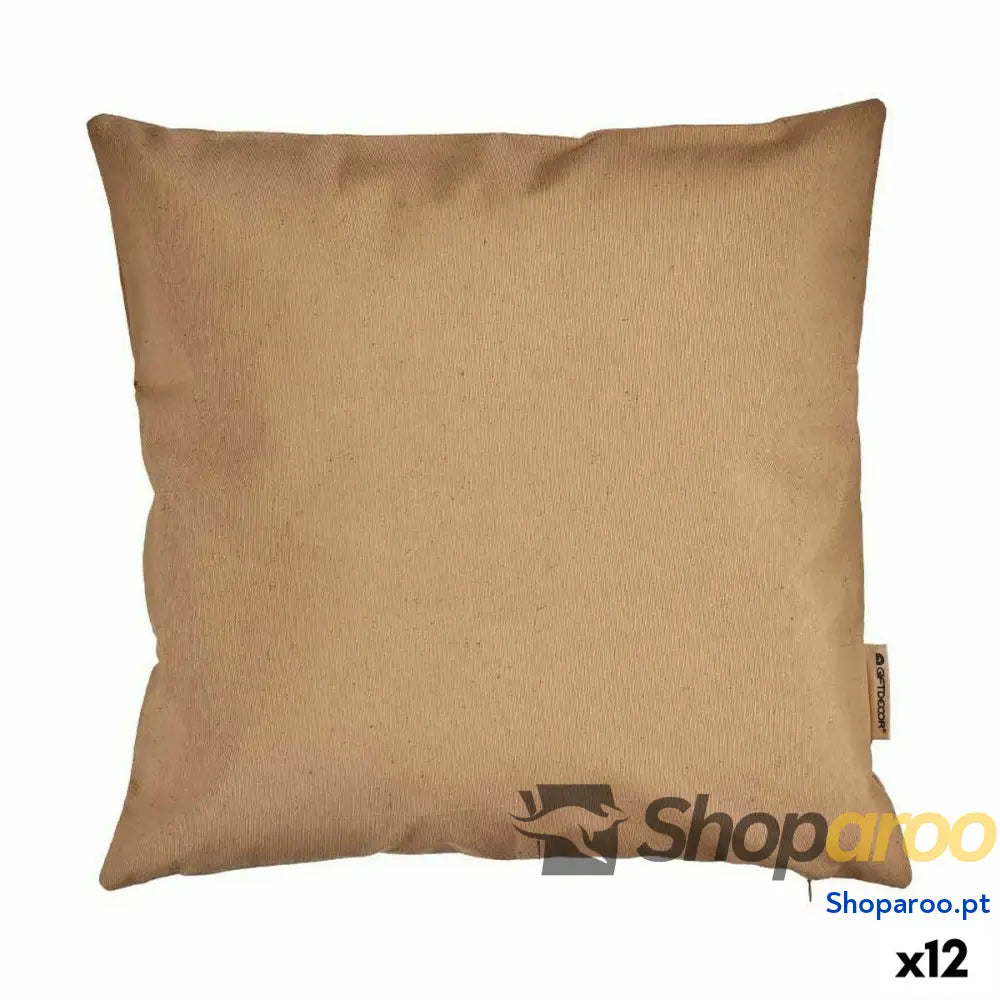 Capa de travesseiro Bege (45 x 0,5 x 45 cm) (12 Unidades)