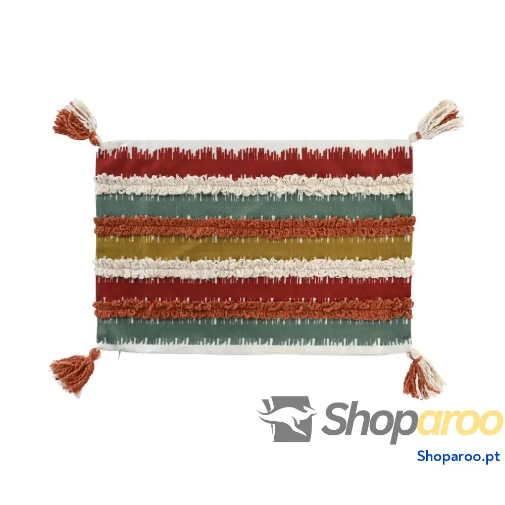 Capa de travesseiro DKD Home Decor 60 x 1 40 cm Riscas Multicolor