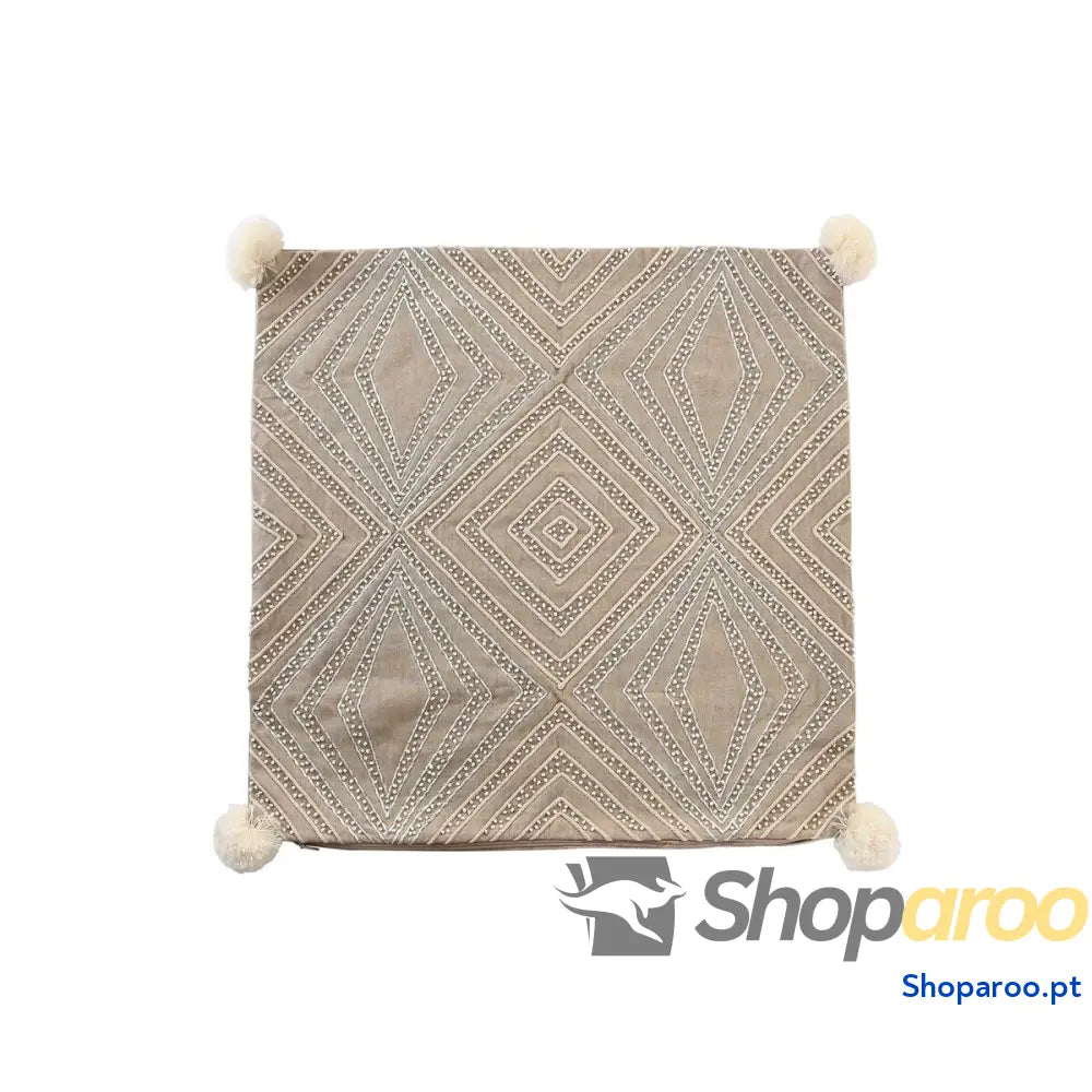 Capa de travesseiro DKD Home Decor Cinzento 50 x 1 x 50 cm