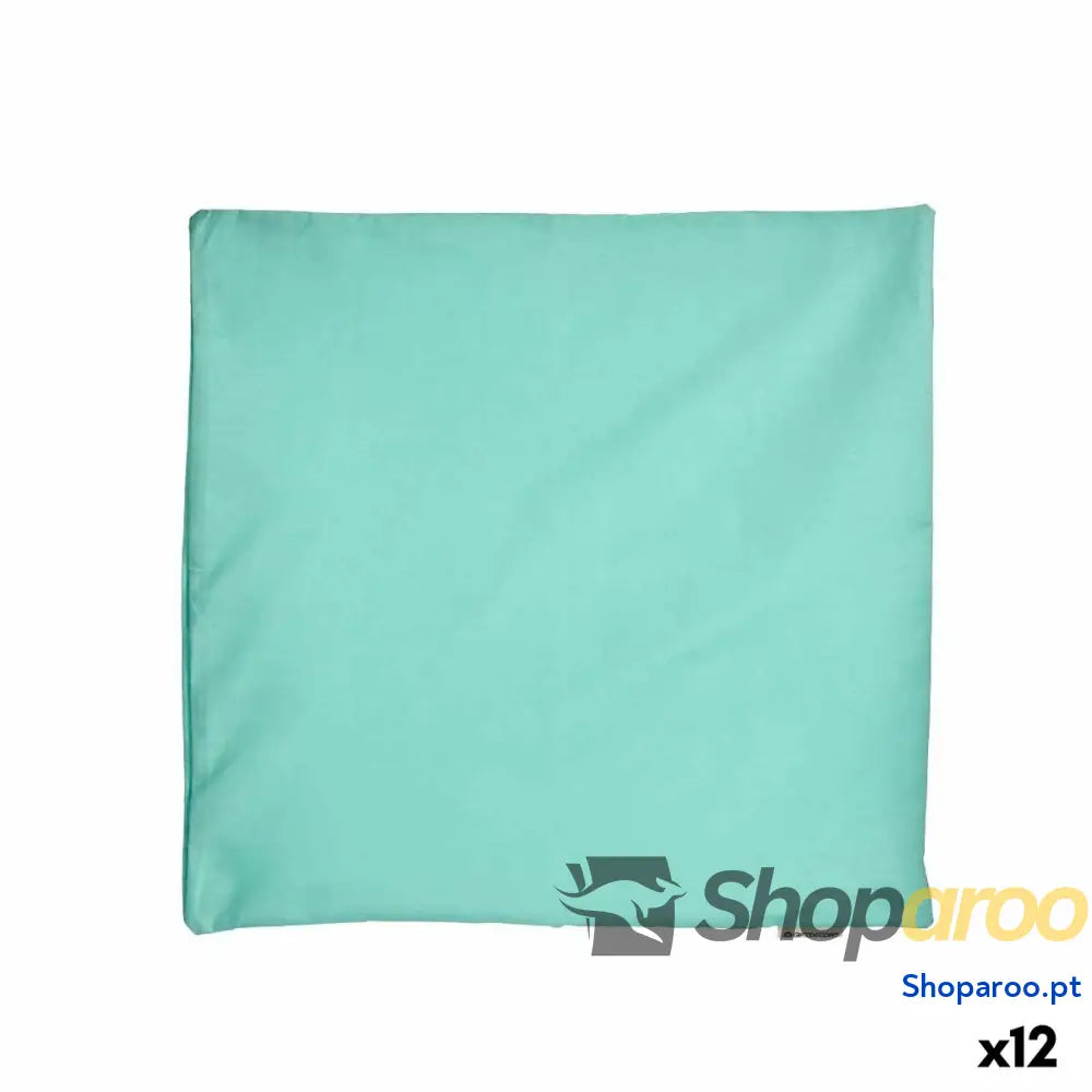 Capa de travesseiro Turquesa (60 x 0,5 x 60 cm) (12 Unidades)