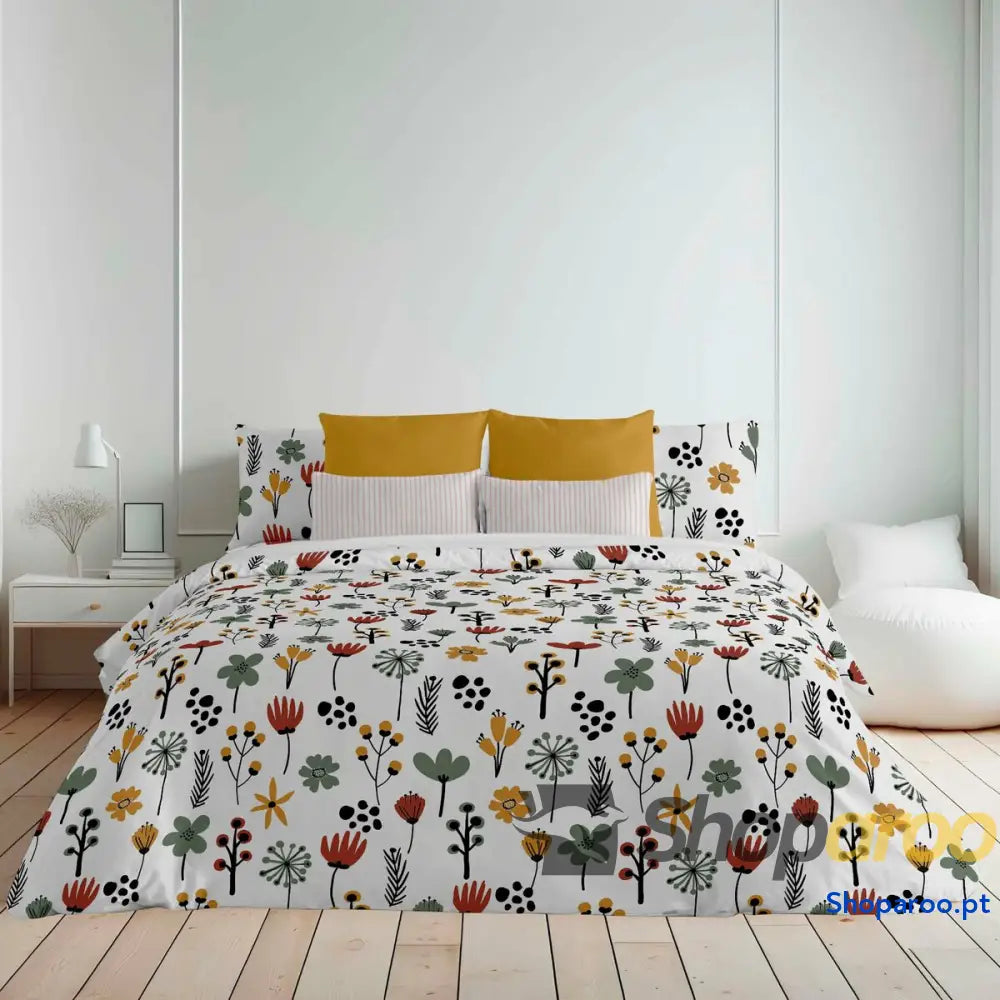 Capa nórdica Decolores Paola Multicolor 175 Fios 140 x 200 cm