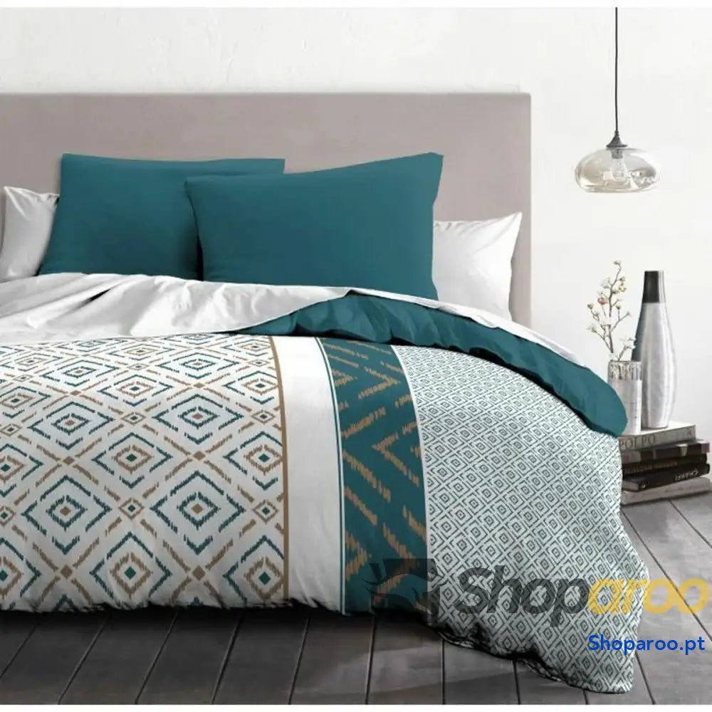 Capa nórdica HOME LINGE PASSION Ethno Verde 240 x 260 cm