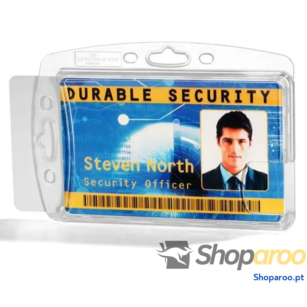 Capa para Cartão de Identidade Durable Transparente Plástico 5,4 x 8,7 cm 10 Unidades
