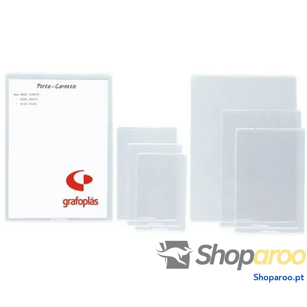 Capa para Cartão de Identidade Grafoplas Transparente PVC (25 Unidades)