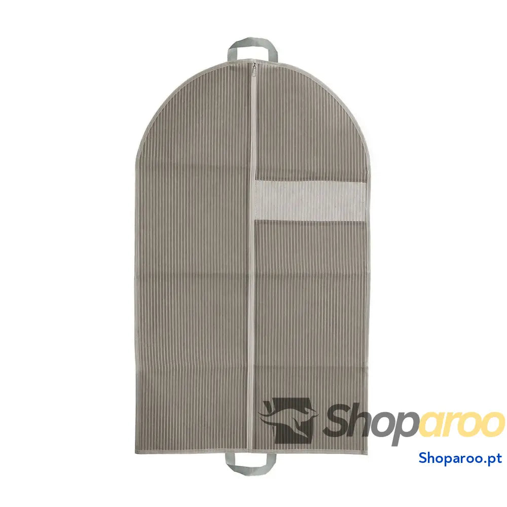 Capa para Fatos Versa Riscas Bege 100 x 60 cm