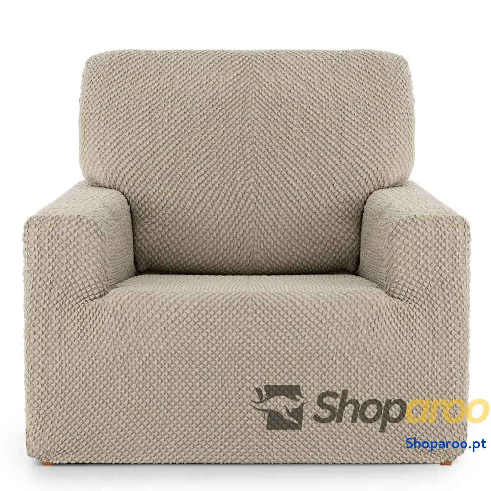 Capa para poltrona Eysa THOR Bege 70 x 110 x 110 cm