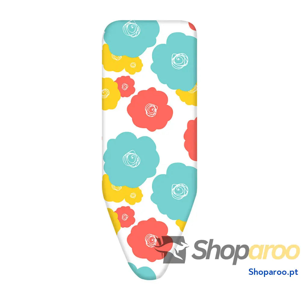 Capa para Tábua de Passar a Ferro Inofix Power Vap 130 x 48 cm Bloemen