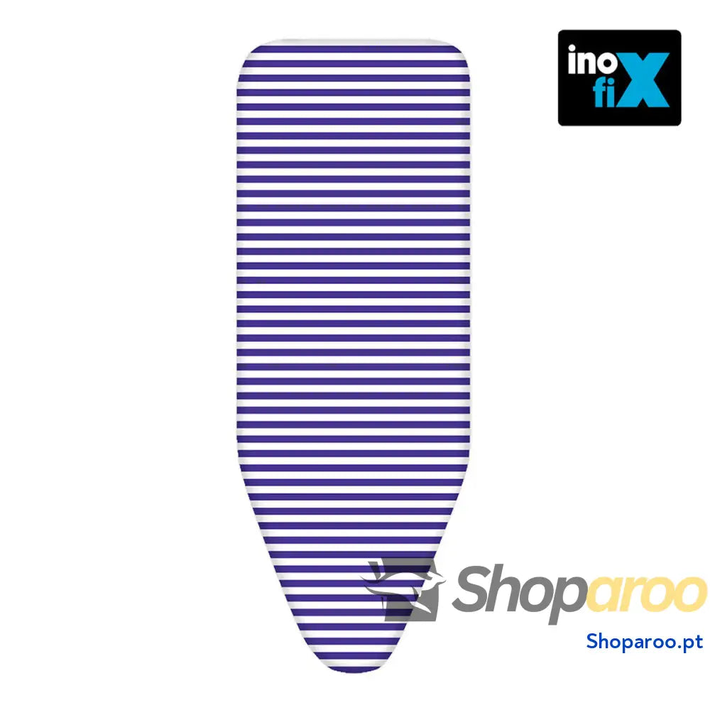 Capa para Tábua de Passar a Ferro Inofix Power Vap Azul 130 x 48 cm Às riscas