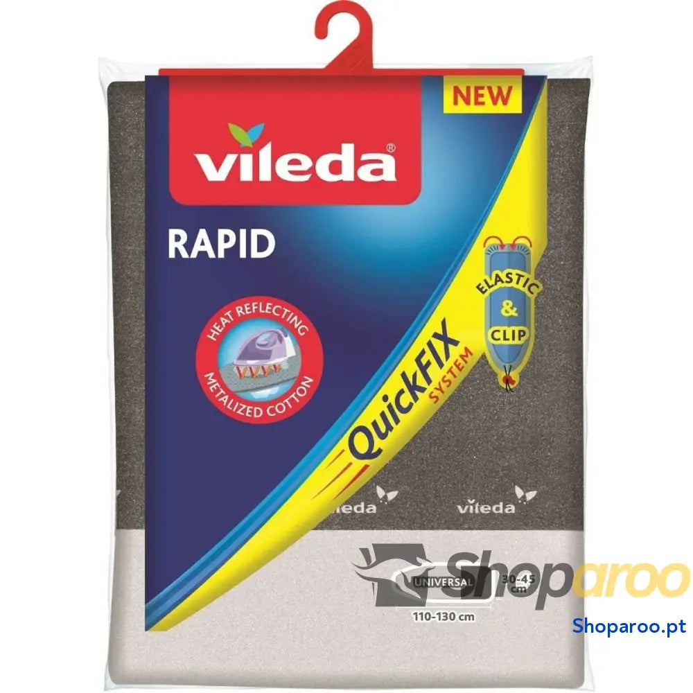 Capa para Tábua de Passar a Ferro Vileda Rapid Quick fix 135 cm Cinzento