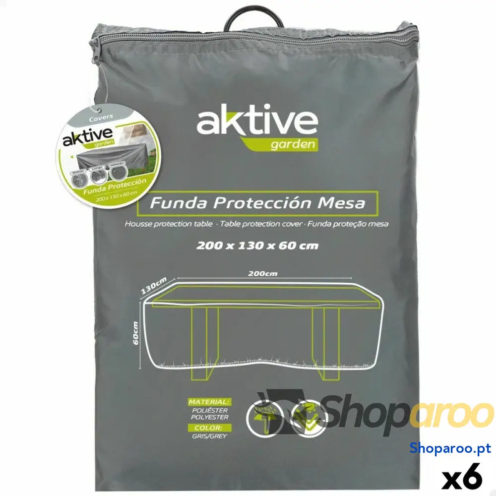 Capa Protetora Aktive Secretárias 200 x 60 x 130 cm (6 Unidades)