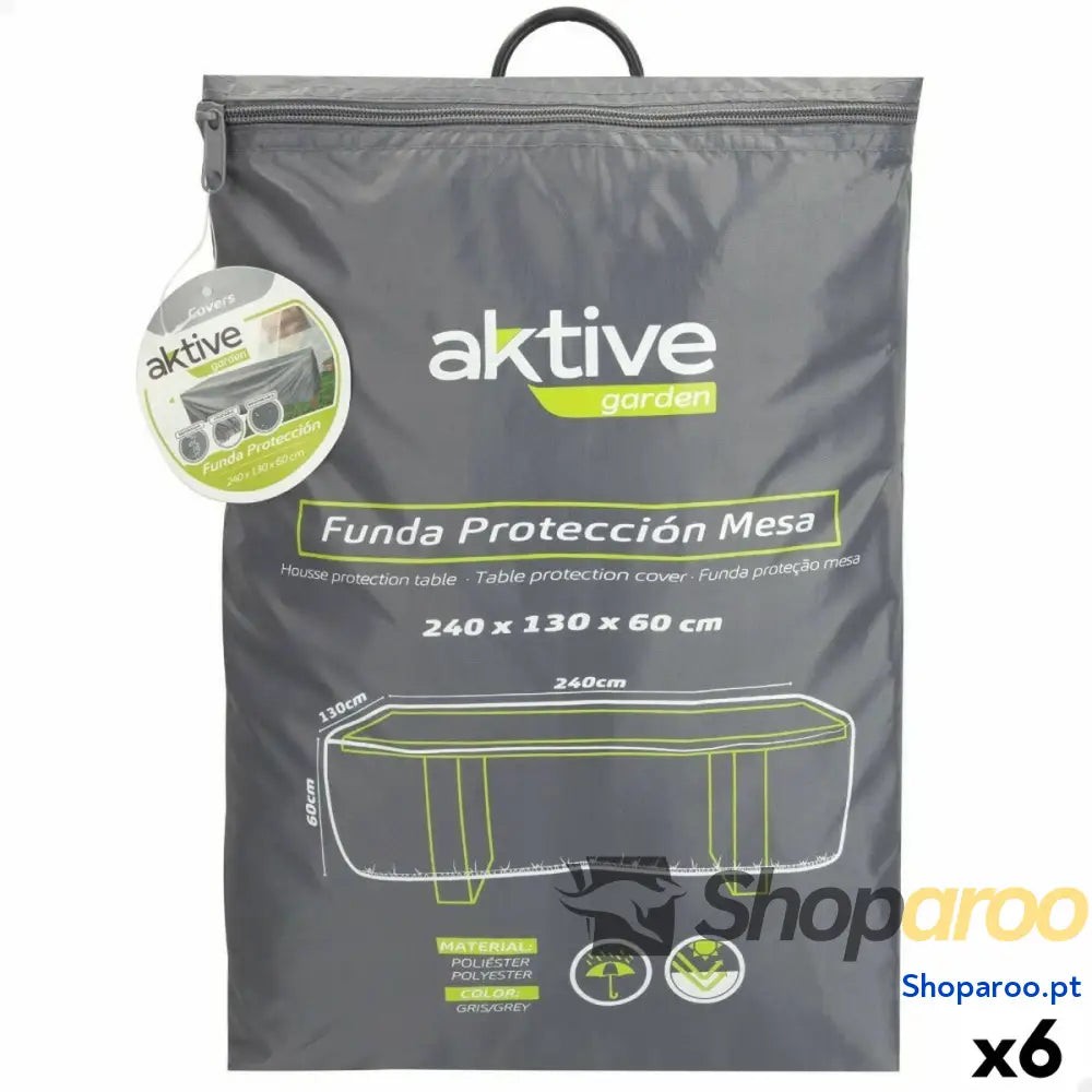 Capa Protetora Aktive Secretárias 240 x 60 x 130 cm (6 Unidades)