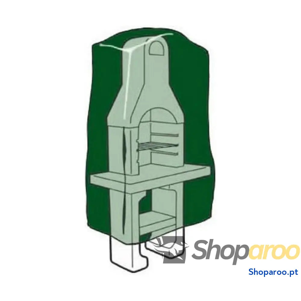 Capa Protetora Altadex Churrasco Verde Polietileno 128 x 80 x 253 cm