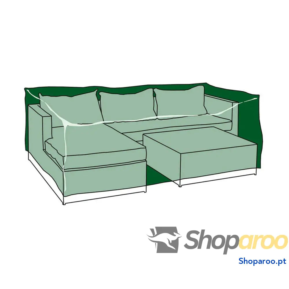Capa Protetora Altadex Jogo de móveis Verde Multicolor Polietileno 300 x 200 x 80 cm
