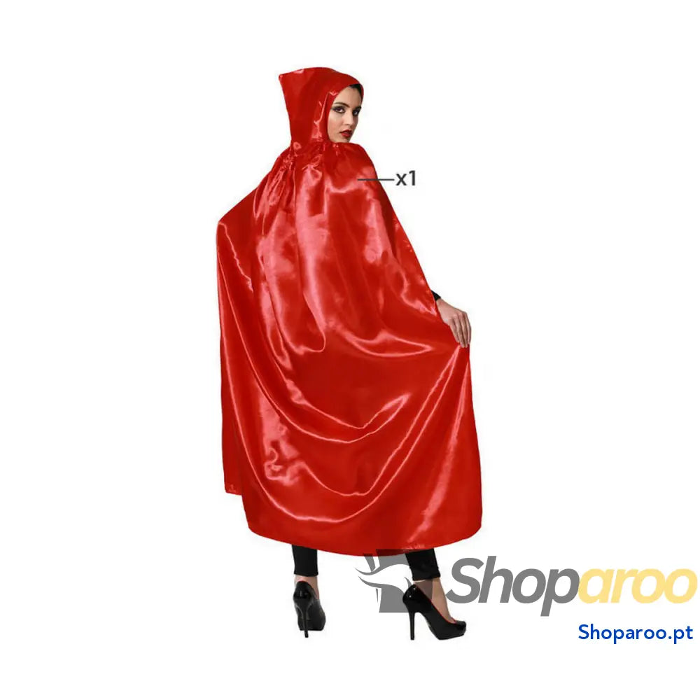 Capa Vermelho Com capuz