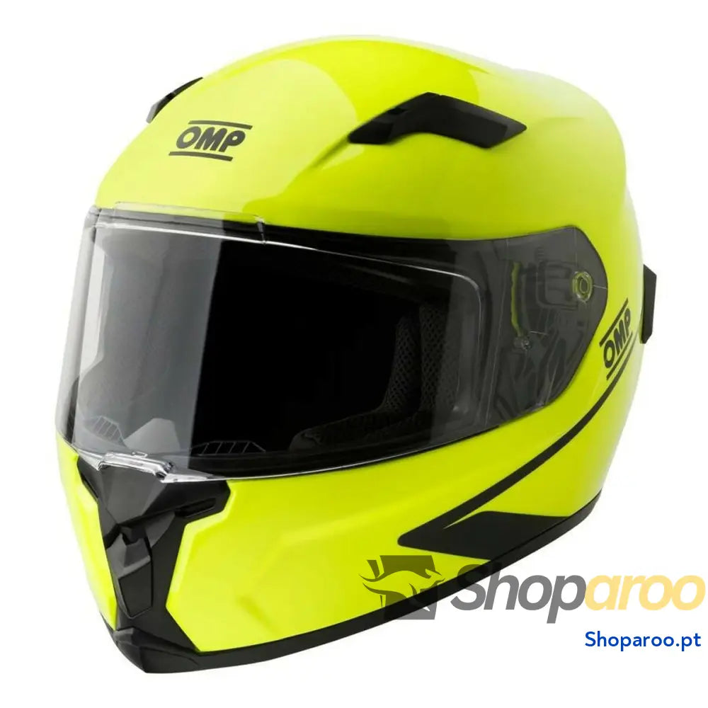 Capacete integral OMP CIRCUIT EVO2 Amarelo Fluorescente M
