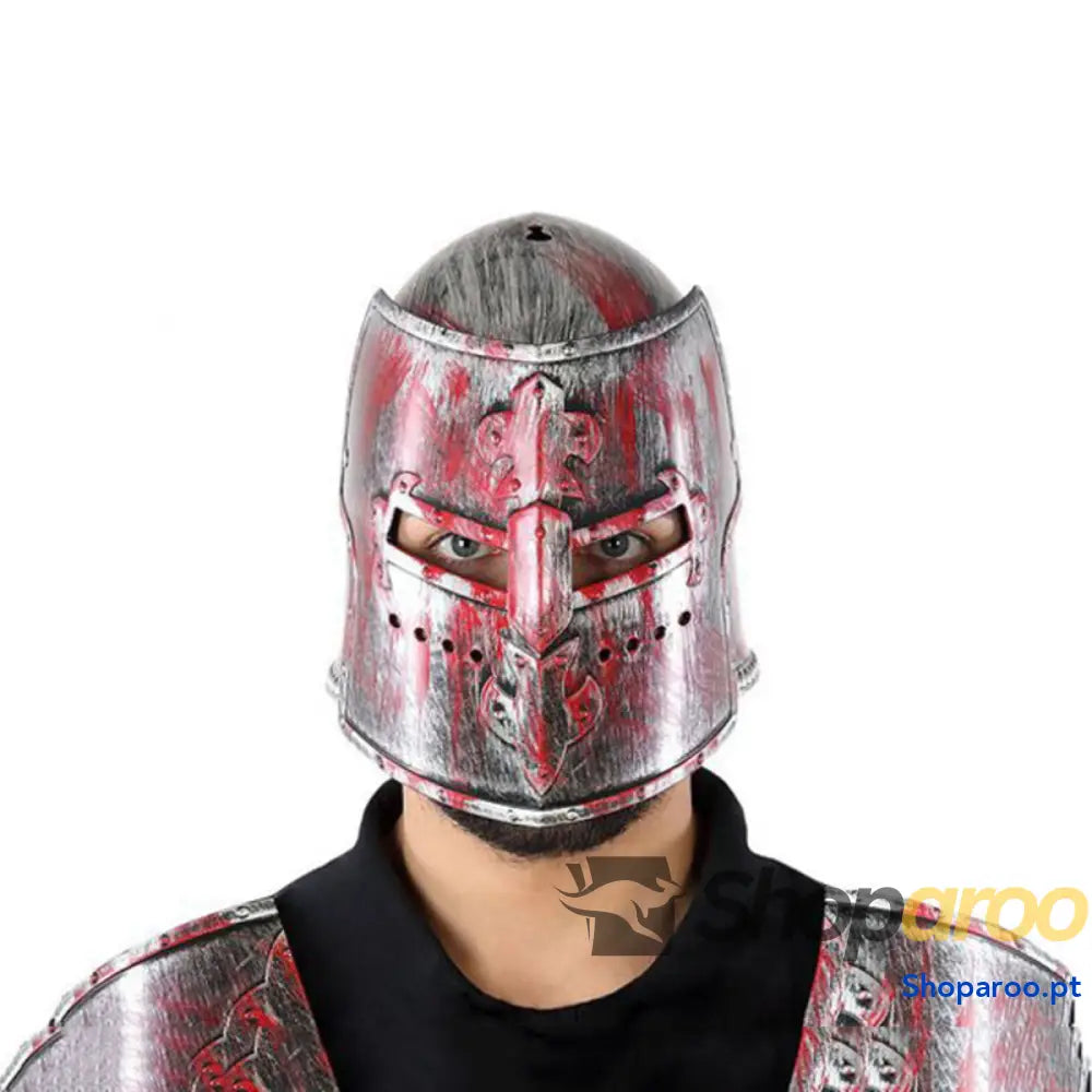 Capacete Medieval 112090 Cinzento