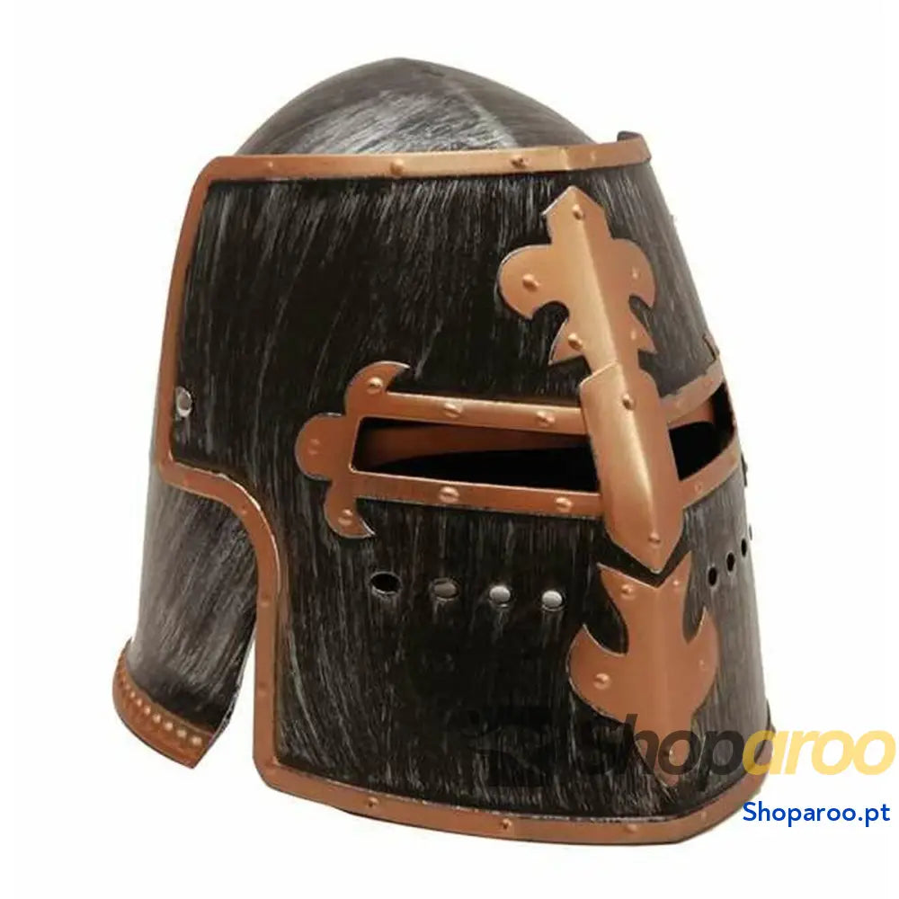 Capacete Medieval My Other Me Preto Bronze PVC (58 cm)