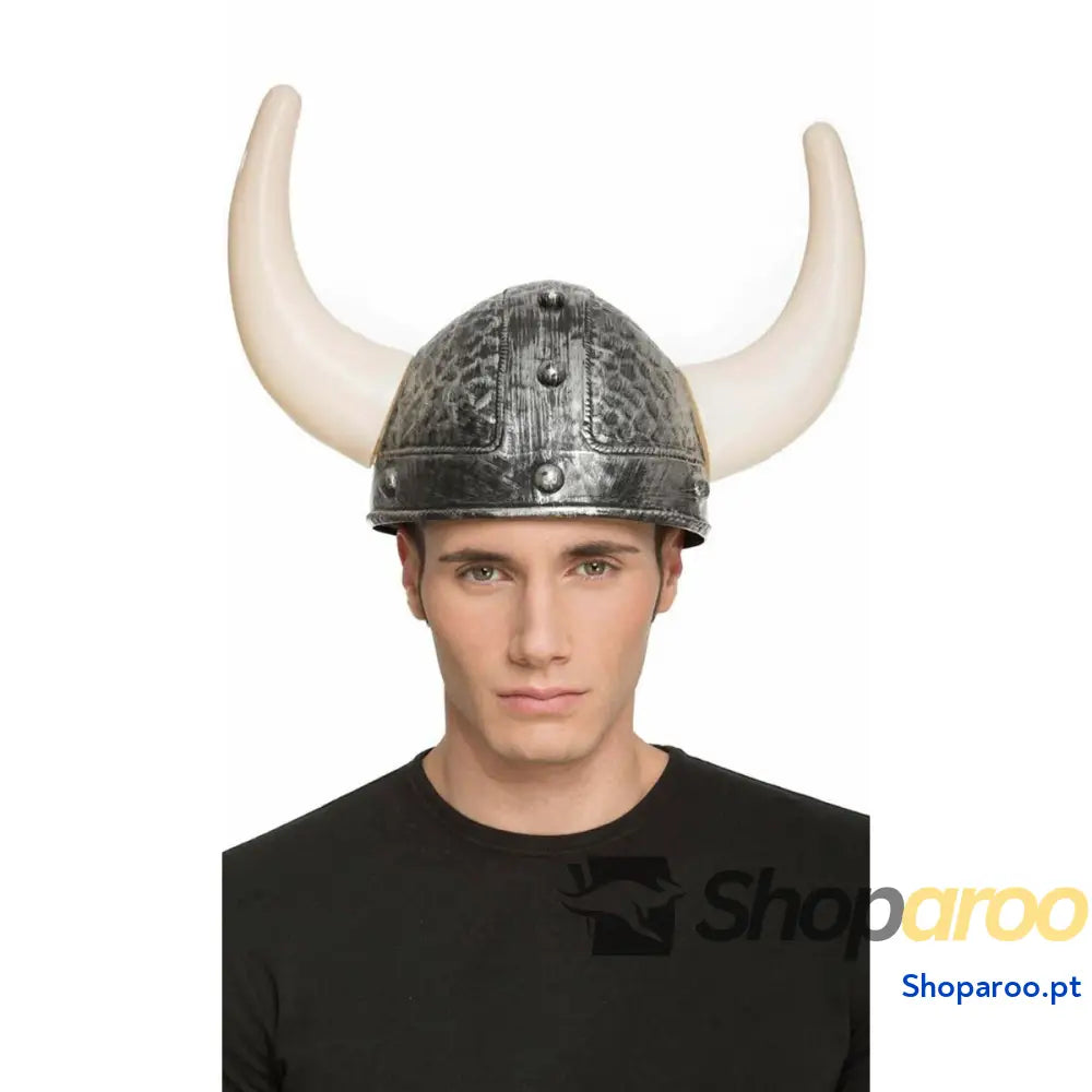 Capacete Viking Cinzento 60 cm Adultos