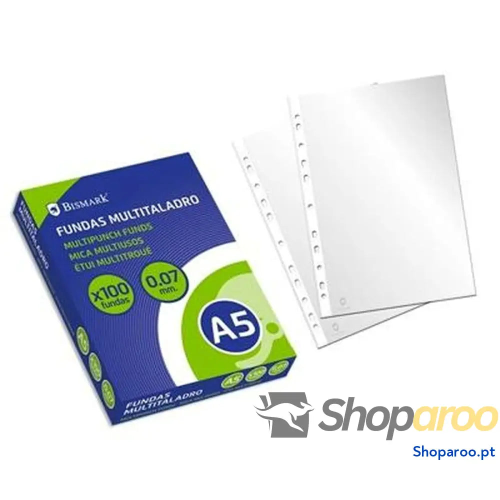 Capas Bismark Transparente A5 Polipropileno 100 Peças