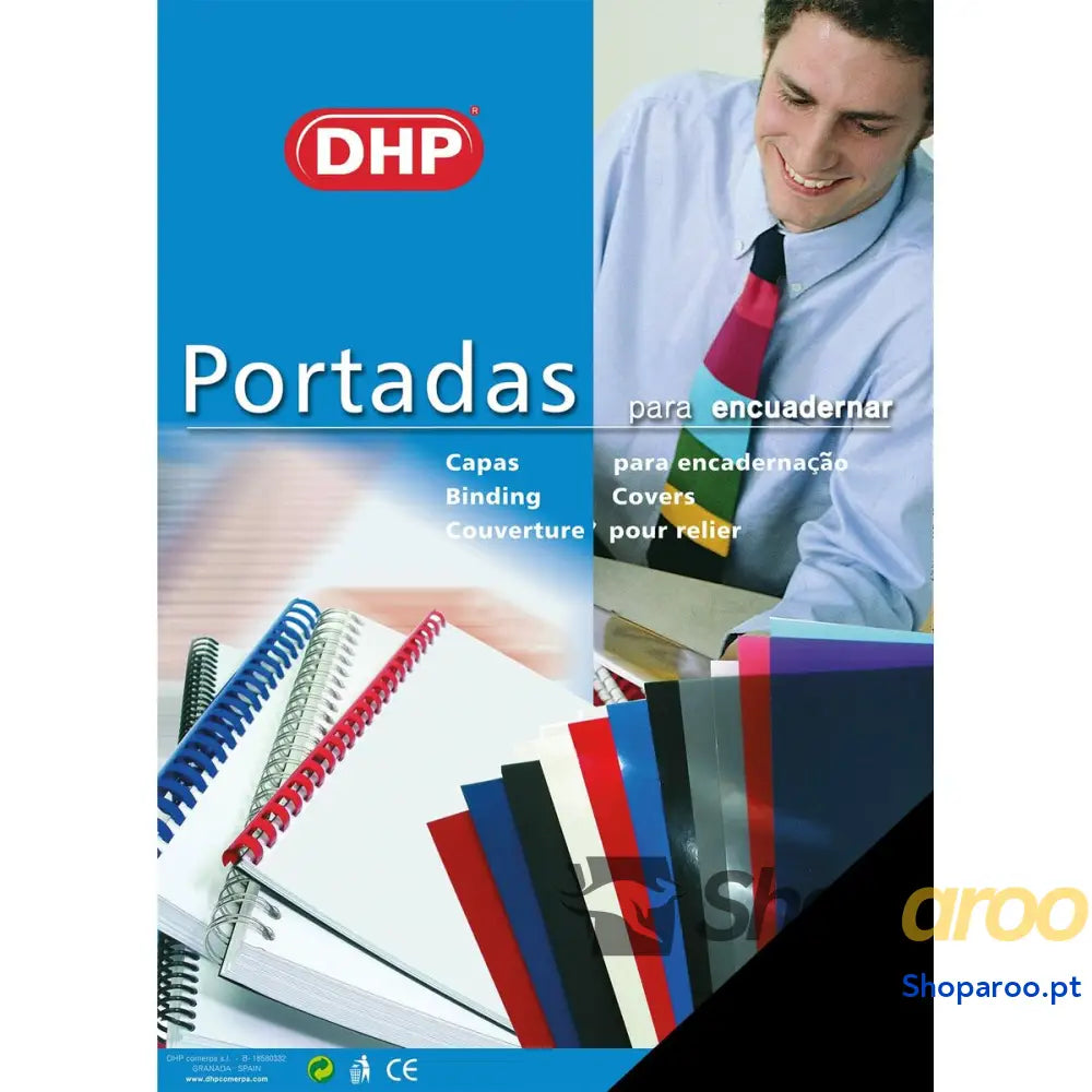 Capas de encadernação DHP Preto A3 Polipropileno 100 Peças