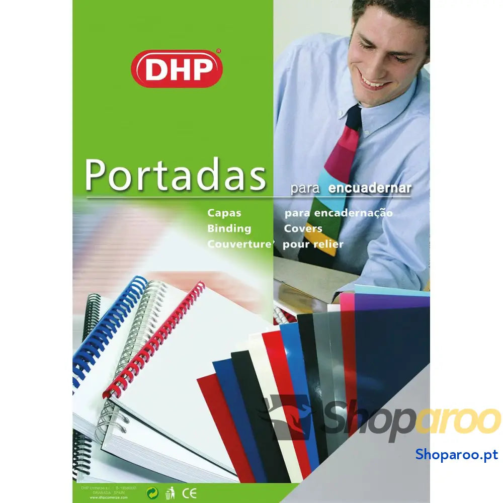 Capas de encadernação DHP Transparente A4 PVC 100 Peças