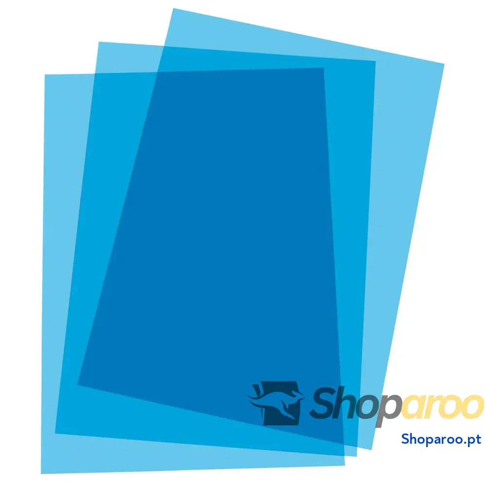 Capas de encadernação Displast Azul A4 Polipropileno 100 Peças