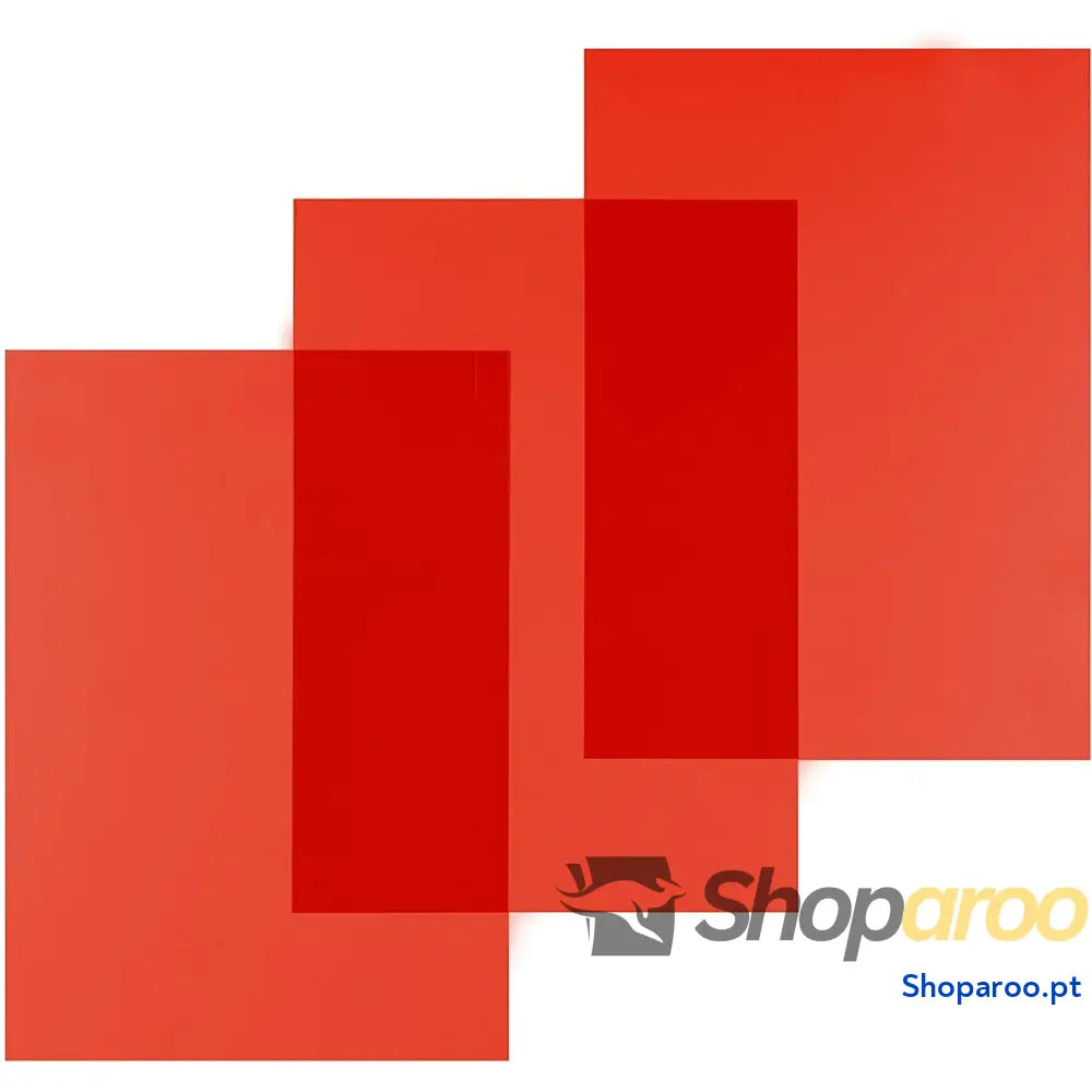 Capas de encadernação Displast Vermelho A4 Polipropileno 100 Peças