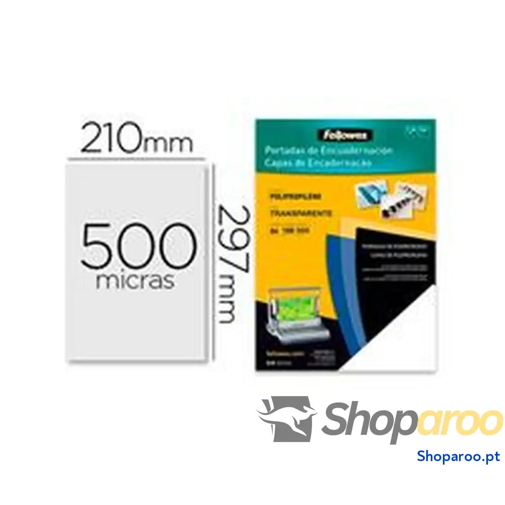 Capas de encadernação Fellowes 54772 Preto A4 (100 Unidades)