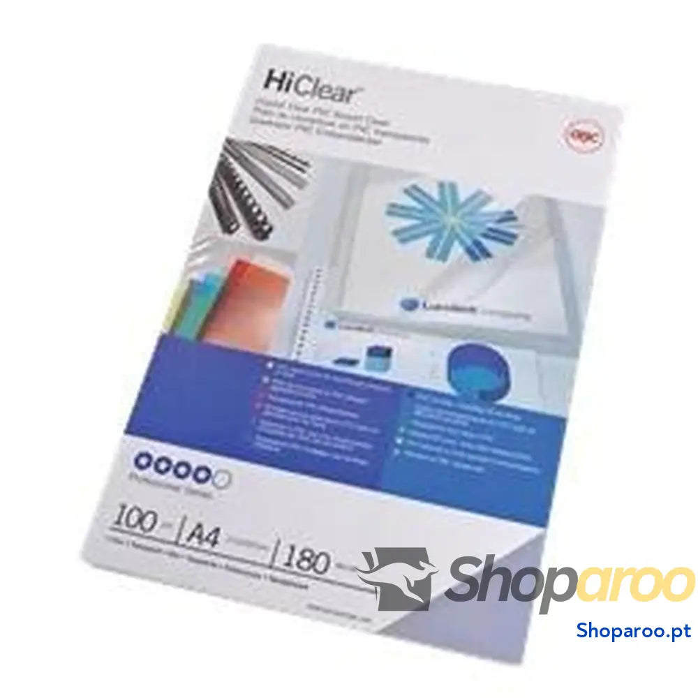 Capas de encadernação GBC Transparente PVC (100 Unidades)