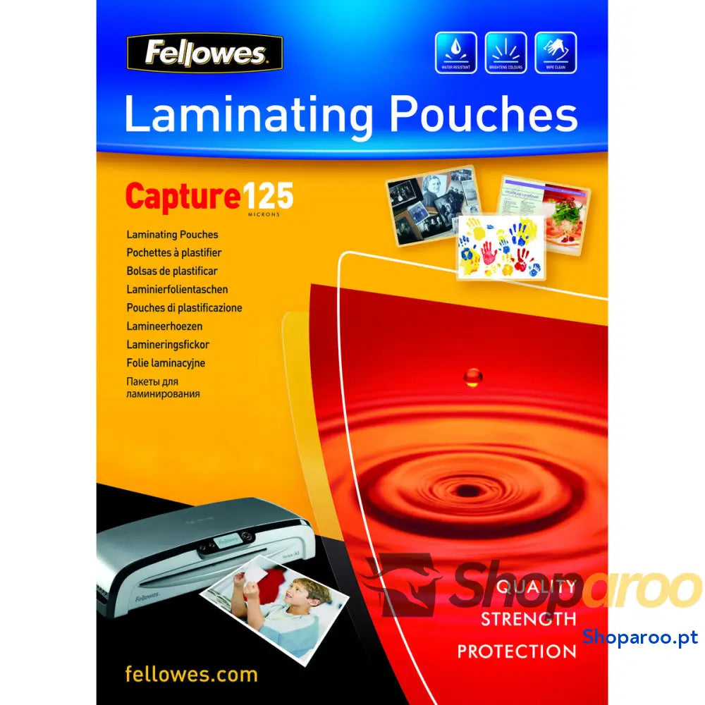 Capas de plastificar Fellowes 5307407 Transparente Plastificar (100 Unidades) (100 pcs)