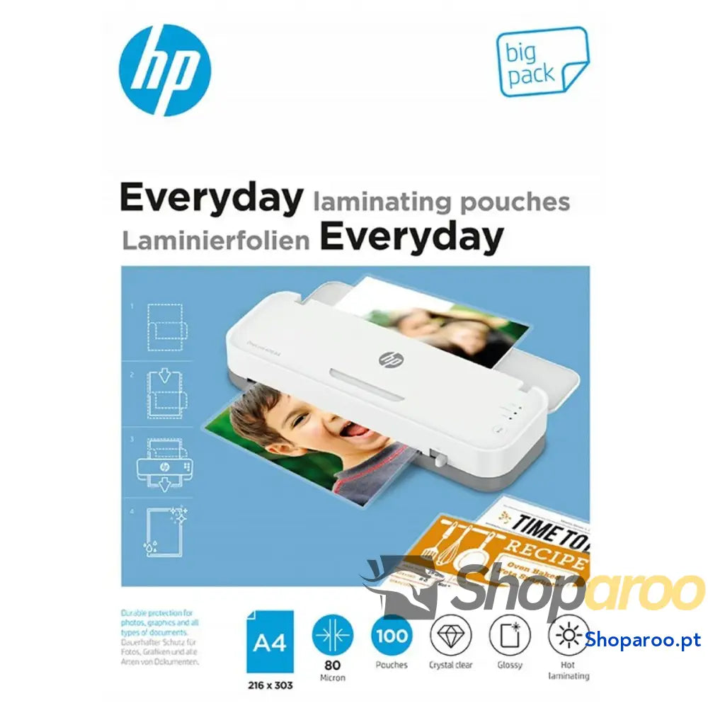 Capas de plastificar HP HPF9154A4080100 A4