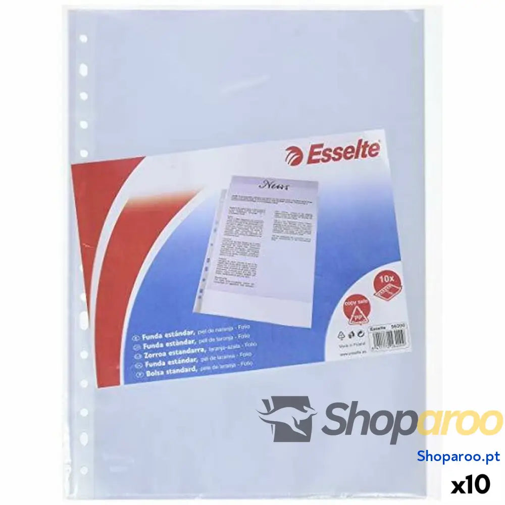 Capas Esselte 10 Peças Din A4 (10 Unidades)