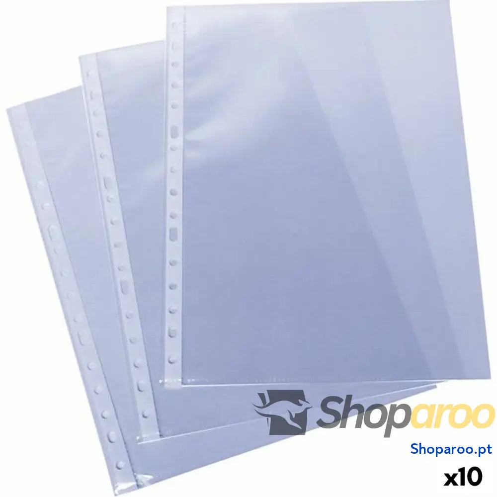 Capas Grafoplas Transparente A4 Perfuradas (10 Unidades)