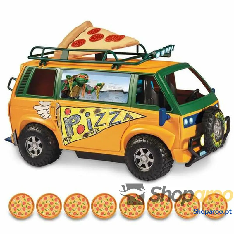 Caravana Teenage Mutant Ninja Turtles Pizza Van