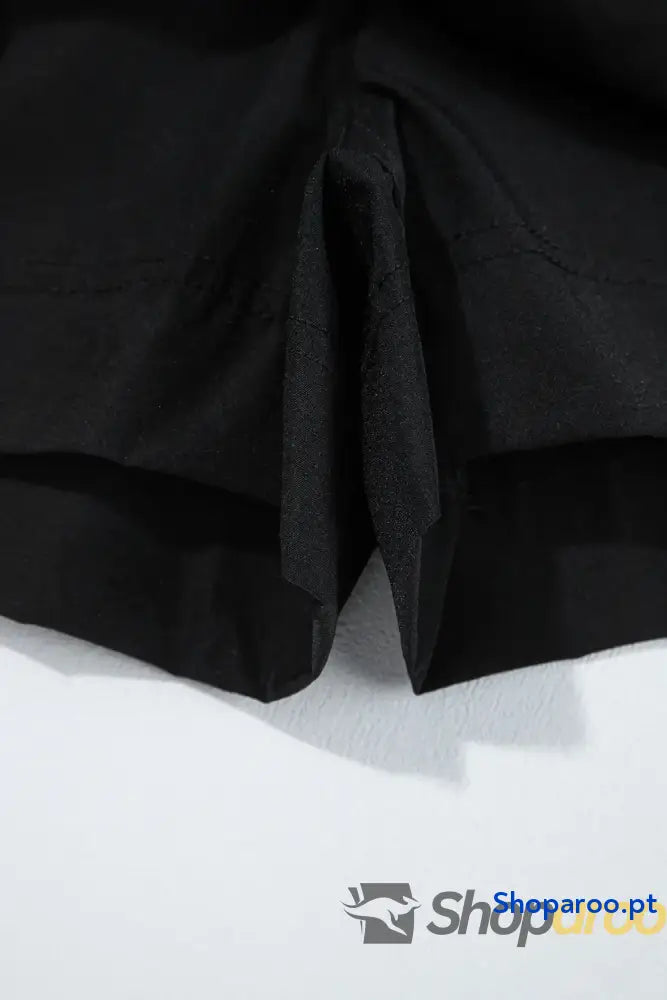 Cargo Pocket Elastic Waist Active Casual Skort