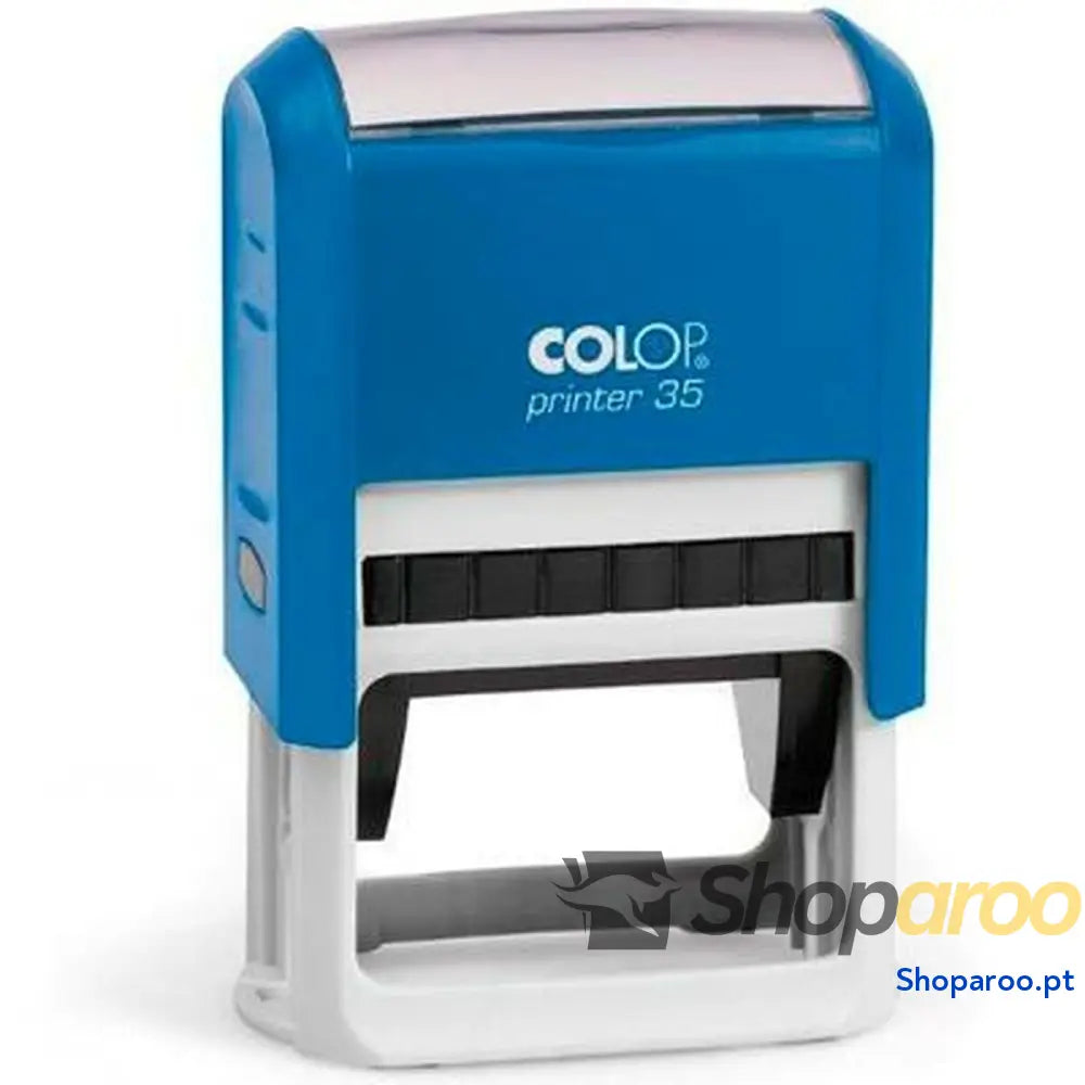 Carimbo Colop Azul 30 x 50 mm