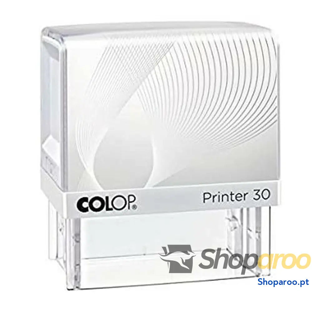 Carimbo Colop Printer 30 Branco Azul