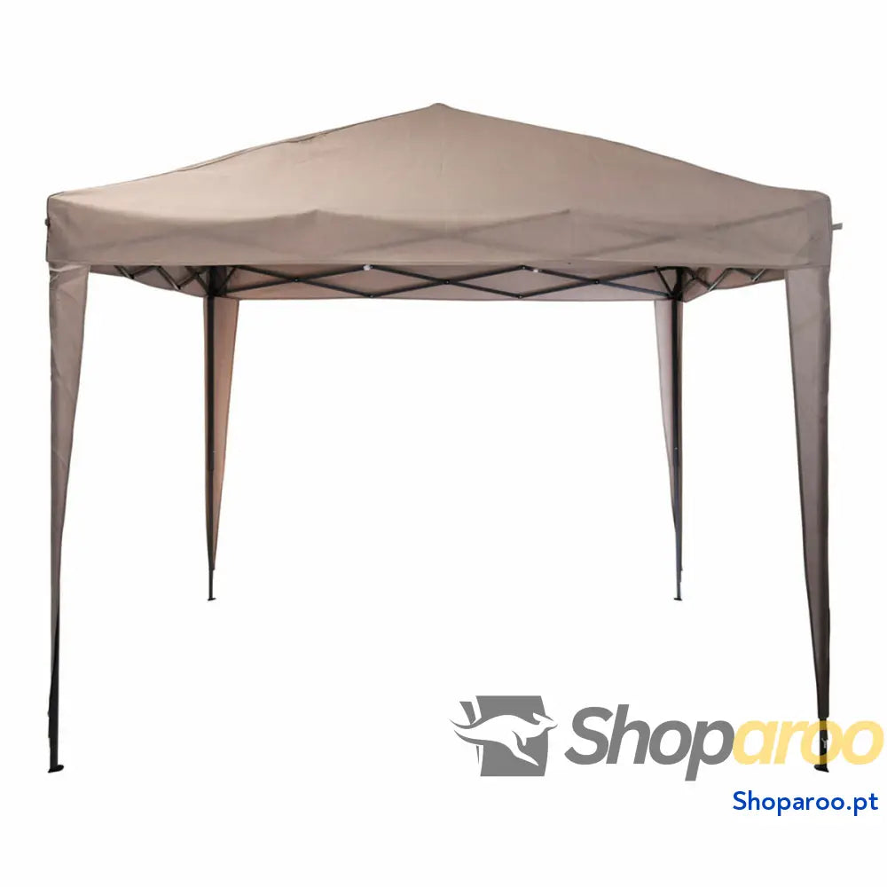 Carpa EDM fe7000400 Dobrável Taupe 3 x 3 x 2,5 m