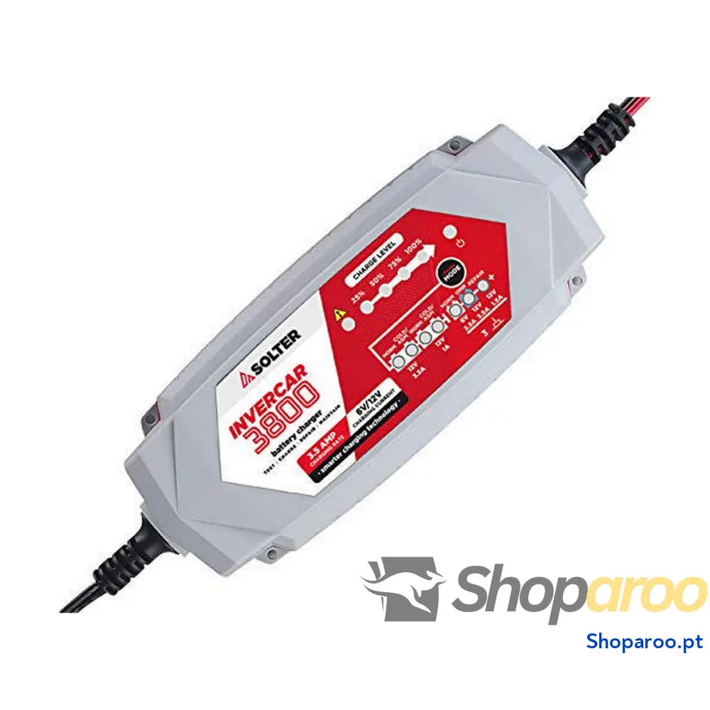 Carregador de bateria Solter Invercar 3800 6-12 V