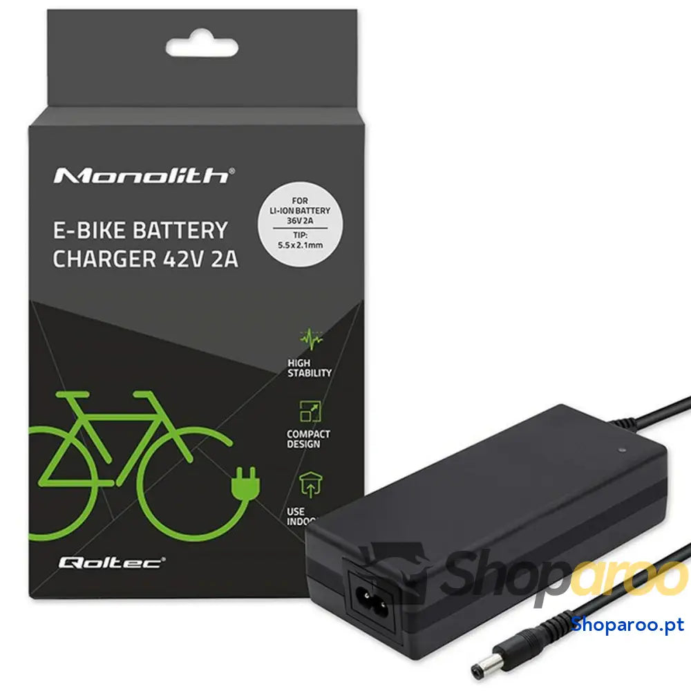 Carregador de Baterias Qoltec 50760