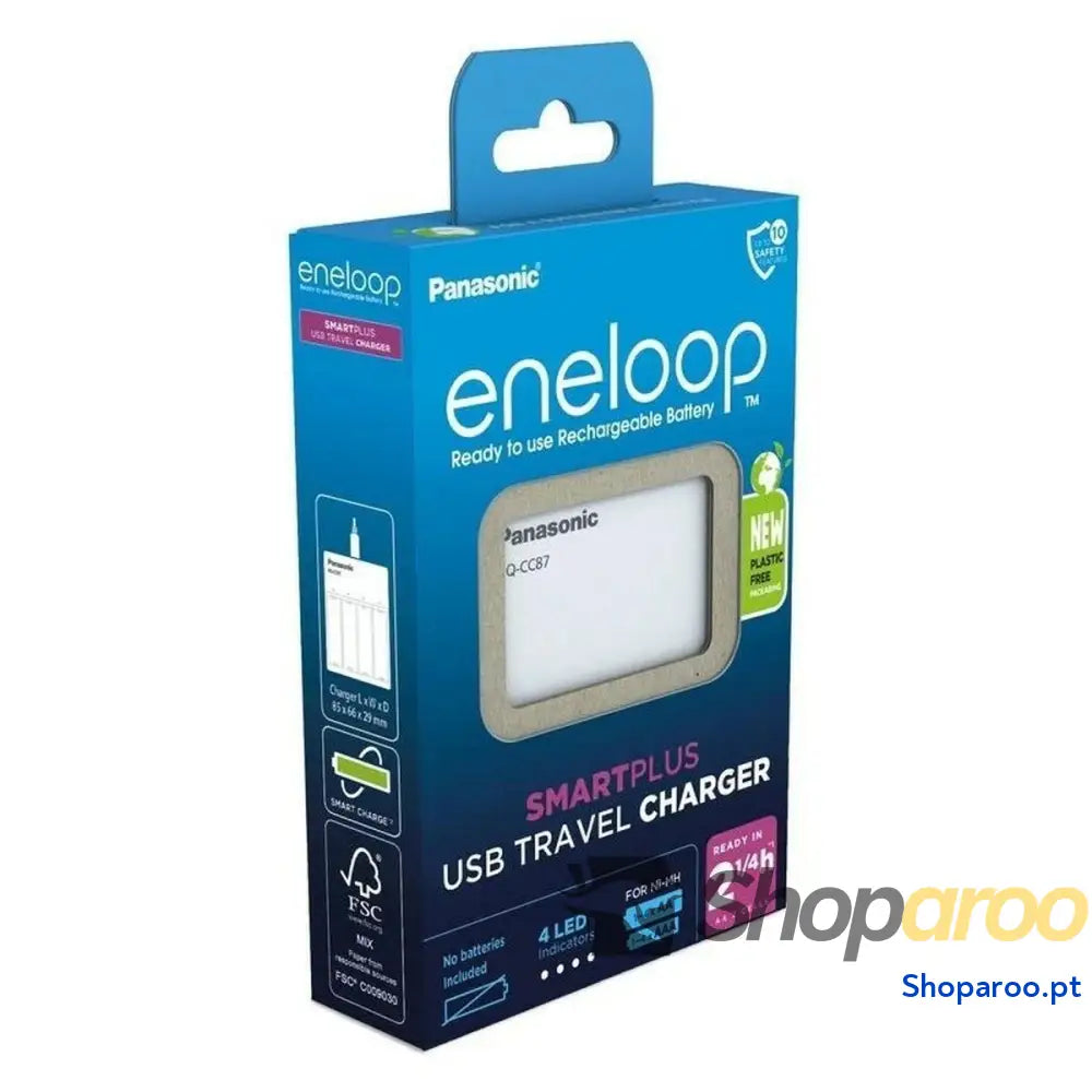 Carregador de pilhas Panasonic BQ-CC87USB
