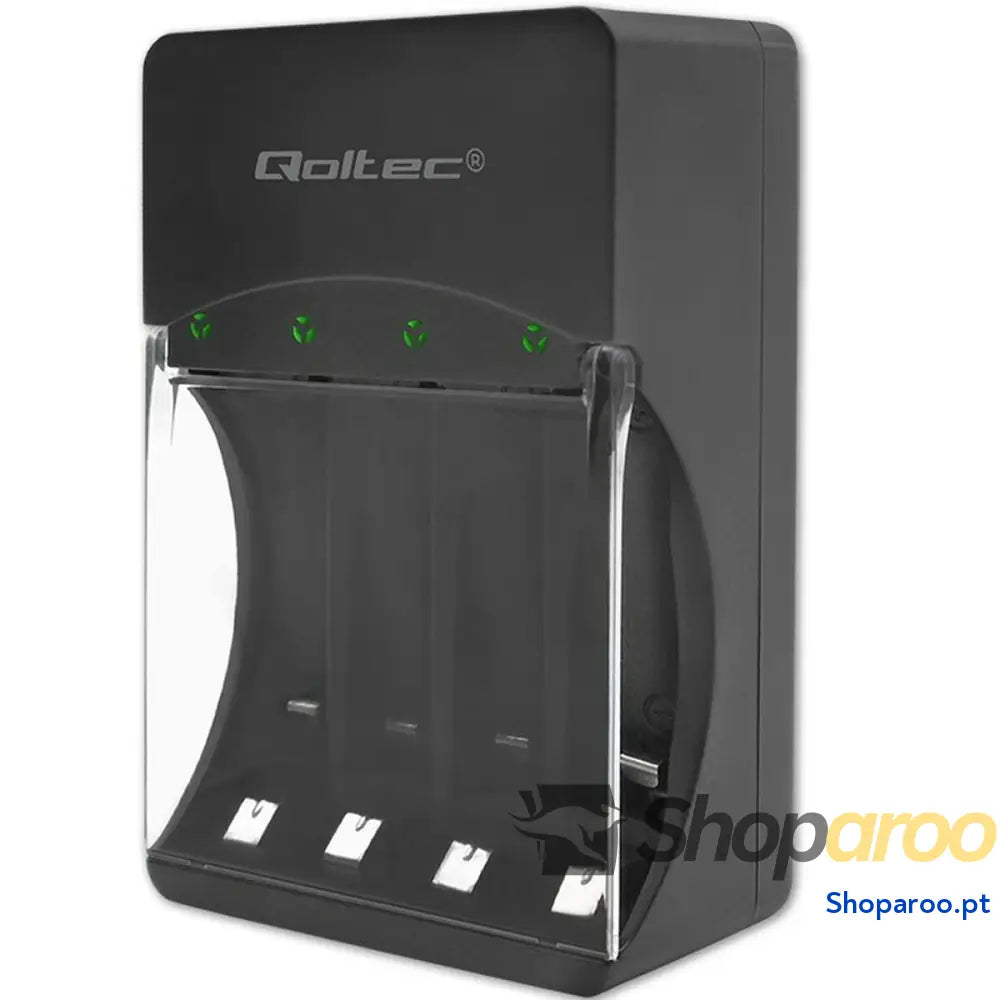 Carregador de pilhas Qoltec 50653