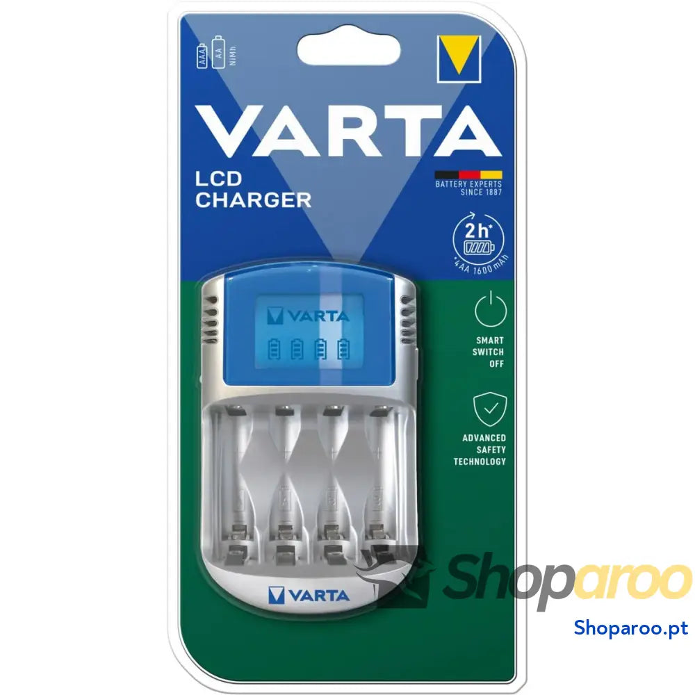 Carregador de pilhas Varta 4 Pilhas AA/AAA 12 V