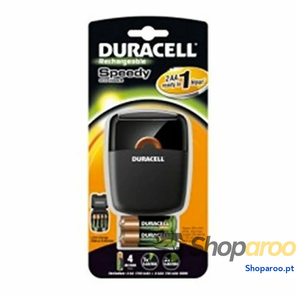 Carregador + Pilhas Recarregáveis DURACELL CEF27 2 x AA + 2 x AAA 1700 mAh 750 mAh (1 Unidade)