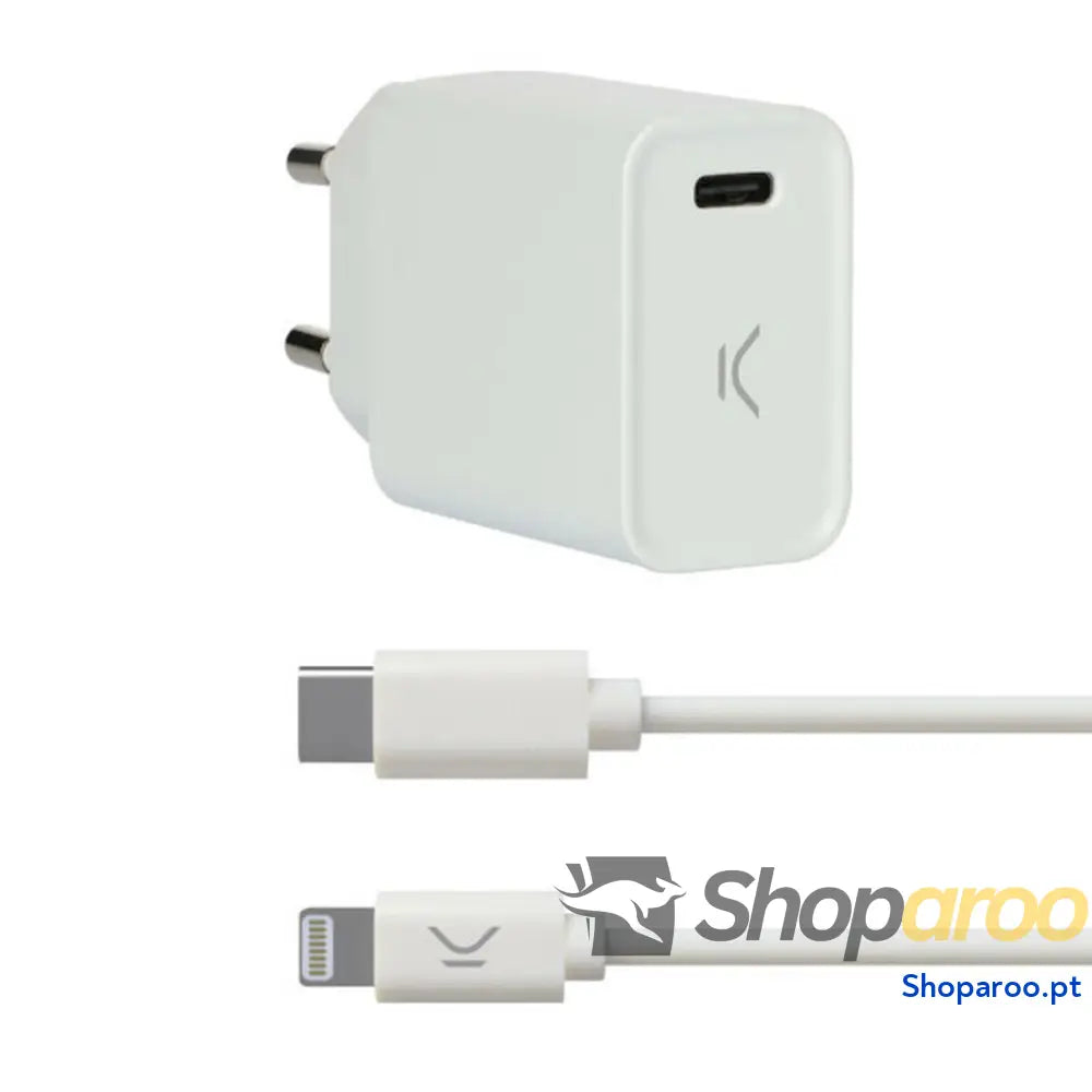 Carregador Usb Iphone KSIX Apple compatible Branco