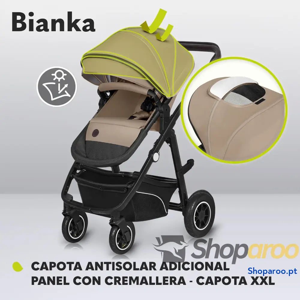 Carrinho de bebé 3 em 1 (22 kg) porta bebés (9 cadeira carro (13 dobrável sistema viagem encosto ajustável rodas 360o