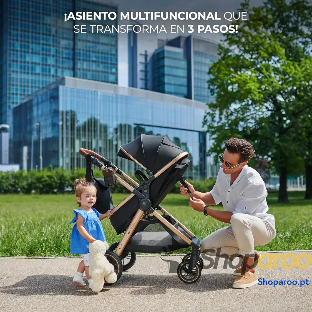 Carrinho de Bebé 3 em 1 conjunto com porta bebés Mink PRO I Size sistema viagem carrinho para bebé dobrável recém