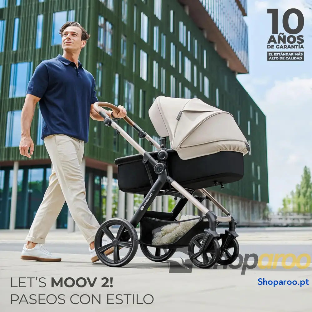 Carrinho de bebé 3 em 1 EVA Mink PRO I Size sistema viagem carrinho para passeio dobrável recém nascido desde